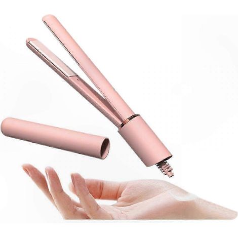 Mini fer à friser en céramique pour cheveux courts, outil de coiffage portable à double tension (1/4)