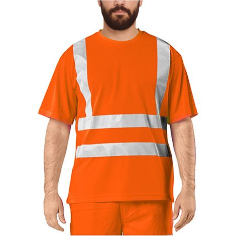T-SHIRT ALTA VISIBILITA' TG. S ARANCIO