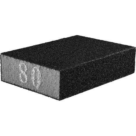 Spugna abrasiva 70 x 25 x 100 mm, K80 (1/5)