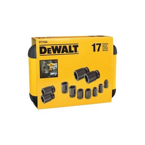 DeWalt DT7506-QZ Set Bussole Trapano Avvitatore 17 pezzi