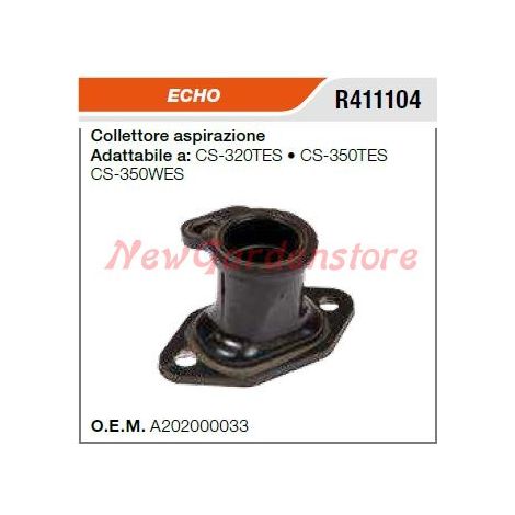 ECHO Ansaugkrümmer für Kettensäge CS-350TES CS-320TES R411104