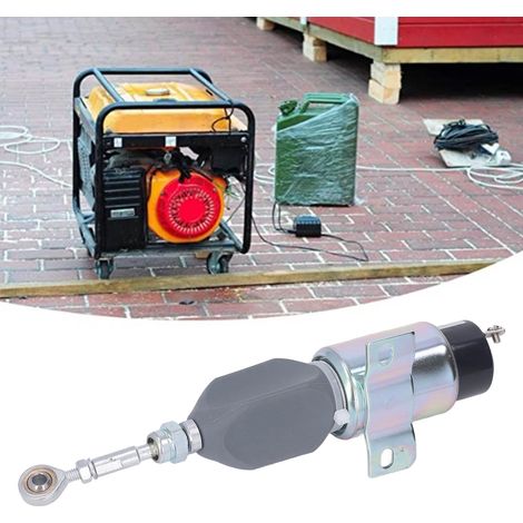 Convient pour l'interrupteur de coupure de flamme des groupes électrogènes diesel, interrupteur de coupure de flamme des moteurs diesel 24 V B4002-1115030 (1/5)