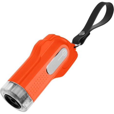 Rompeventanas, rompeventanas 2 en 1 con cortador de cinturón de seguridad y martillo de rescate, nuevo martillo de emergencia para vehículos (naranja) (1/5)