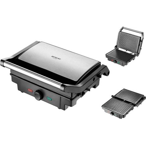Michelino Kontaktgrill – 25,5x18 cm, 1600 Watt für vielseitiges Grillen (1/4)