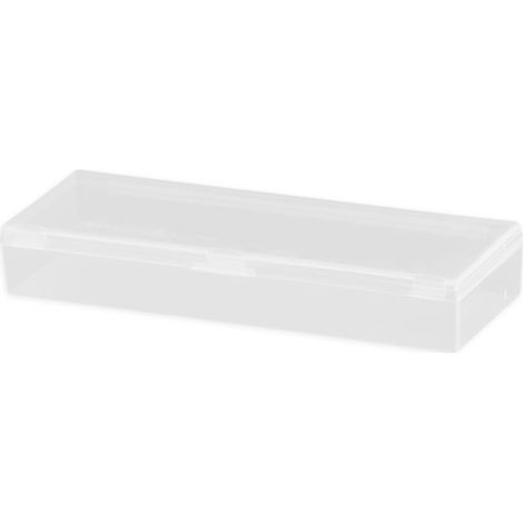 Rechteckige, transparente Aufbewahrungsbox mit Deckel, durchsichtige PP-Kunststoffbox, 1204519 mm (1/5)