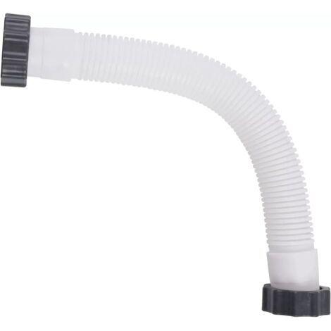 royaluxe-Tuyau de rechange pour pompe de piscine Intex 1,5 po de diamètre Tuyau de remplacement pour piscines hors sol （Blanc 0,4 m / 1,3 pi）