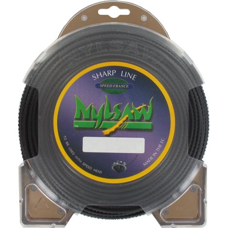 Guscio filo nylon disco Nylsaw - 4mm x 21m - qualità professionnelle - Fabrication française