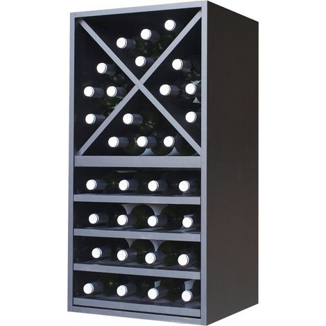 Botellero Merlot 32 botellas y extraibles (1/2)