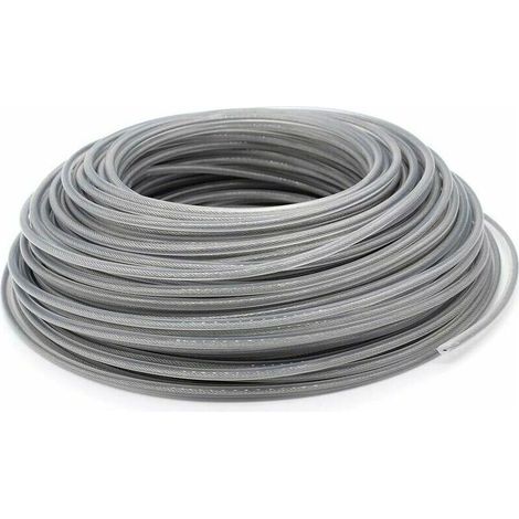 Universal Strimmer Line, 3.0mm Steel Trimmer Line, Heavy Duty Brush Cutter Steel Wire for Bump Head Lawn Mower Gardening (1/2)
