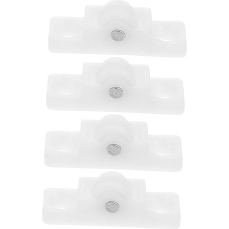 4pcs Sliding Door Wheels Replacement for Freezer and Cabinet Practical Accessory for Sliding Easy Installation (1/5)