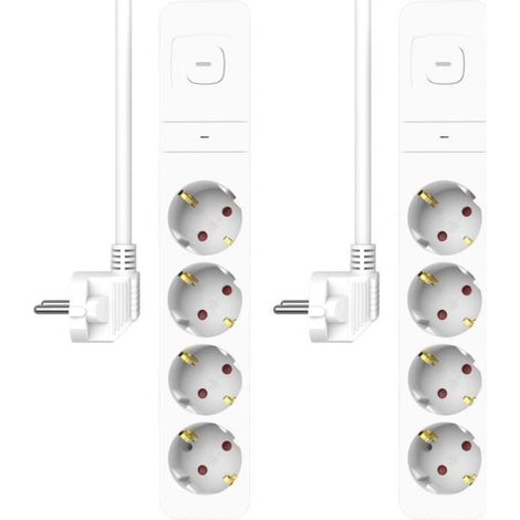 Multiprise - ELRO - ES704 - 4 Prises - Protection Surtension - Cordon 1,5 m (1/5)