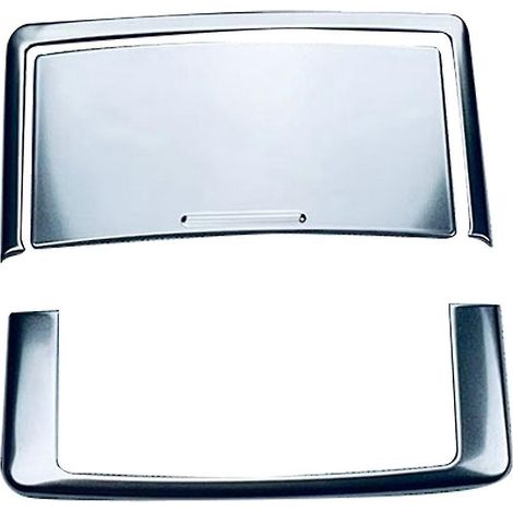 Garniture autocollante pour lampe de lecture intérieure avant en acier inoxydable argenté pour voiture 2022 2023-- (1/5)
