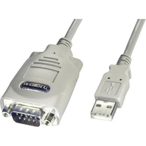 LINDY USB 1.1, Seriell Konverter [1x USB 1.1 Stecker A - 1x Seriell (9pol.)]  1.00 m