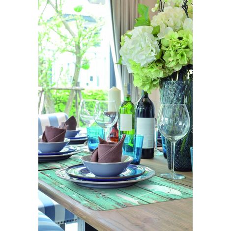 d-c-table® Tischset Rio Carpe Diem 44 x 29 cm, blau Tischset