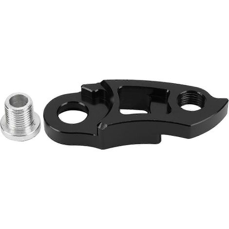 Patte de dérailleur arrière de vélo, rallonge de crochet de selle en aluminium, accessoire de vélo, noir élégant WHBYV (1/4)