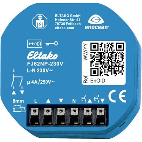 Eltako funk-jalousie-u.rollladen-aktor fj62np-230v 4a/250v 30200535