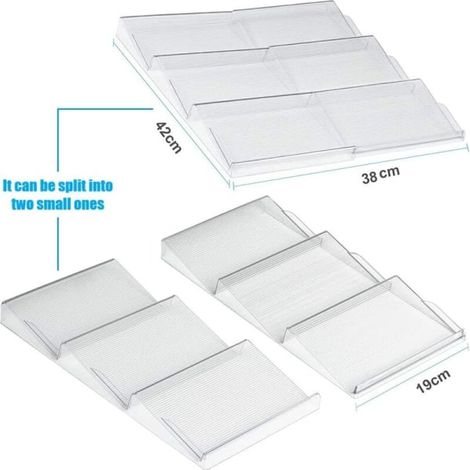 Étagère à épices à 3 niveaux - Meuble de cuisine extensible en PVC - Boîte de rangement pour épices, herbes aromatiques et plus encore. (1/4)