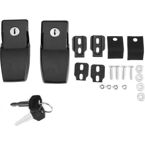 Kit antifurto per cofano con chiavi per Jeep JK Unlimited 2007-2017 (1/5)