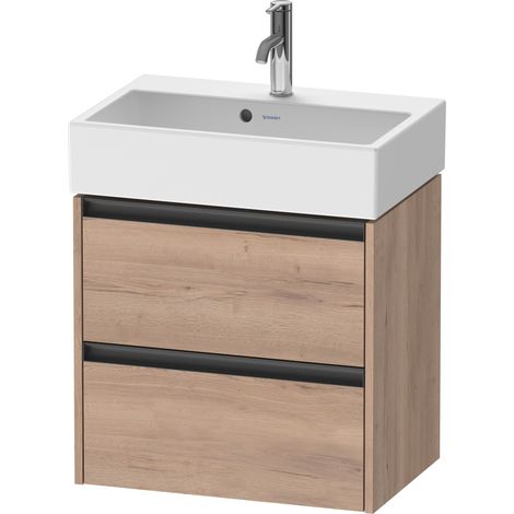 Duravit Ketho.2 Waschtischunterbau wandhängend, Compact,