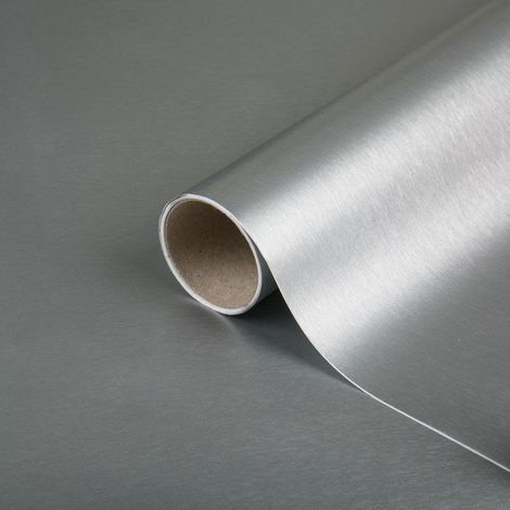 Adhésif Décoratif Métal Platino Argent 67.5cmx2m - Dc-fix