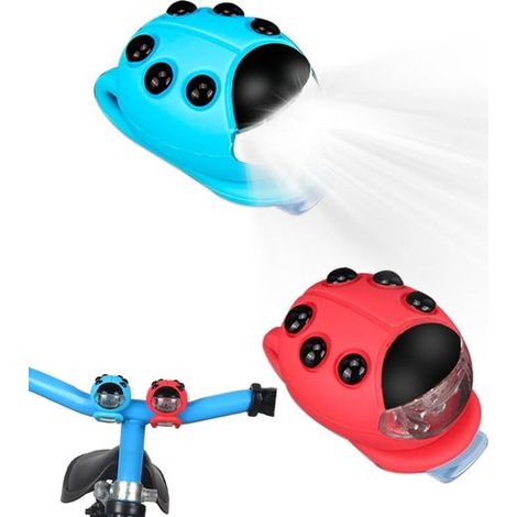 Paquete de 2 luces LED para bicicleta. Aptas para bicicletas,luces para bicicletas infantiles,corredores nocturnos y escaladores (1/5)