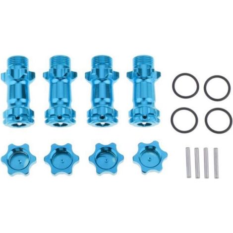 Adaptateur Hexagonal Moyeu Roue RC - 17 mm - Extension 30 mm - Aluminium - Pour Modèles 1/8 - Lot de 4 (1/4)
