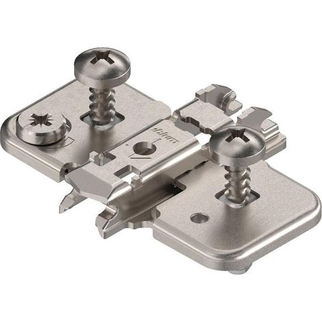 Blum CLIP TOP base in acciaio nichelato regolazione precisa