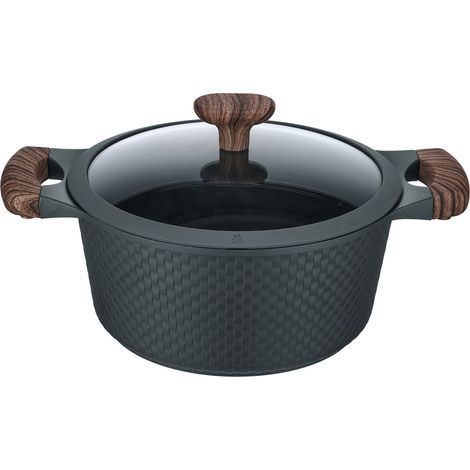Resto Kochtopf 4,2 l (grau, 240x115x240 mm, Ø24cm, Induktion, spülmaschinenfest) (1/5)