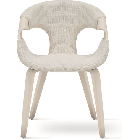 Poltroncina EMILIA 02 in Tessuto Beige 55x56x80