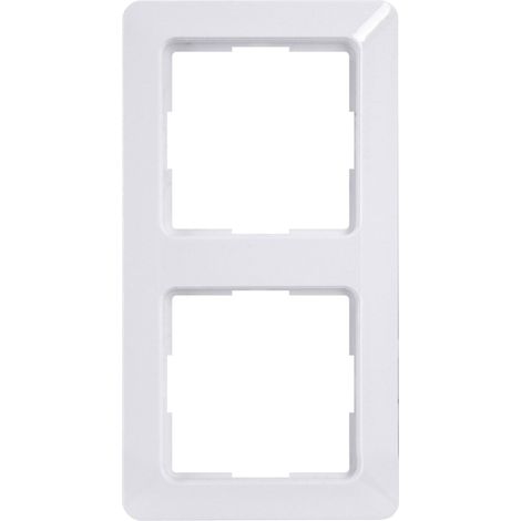 Kopp Abdeckrahmen 2-fach Serie Milano Unterputz arktisweiß 305702062 Schalter