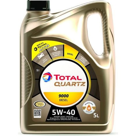 TOTAL MOTORÖL 5L QUARTZ 9000 DIESEL 5W40