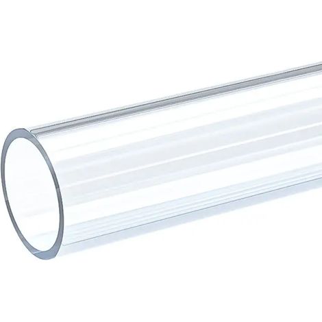 Tube en acrylique transparent haute transparence (diamètre extérieur 32 mm) pour aquarium, tuyau d'irrigation de jardin, 0,5 m de long