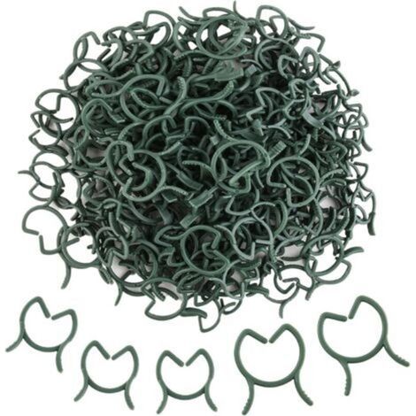 Sollbry – Lot de 200 clips de support pour plantes – Plastique haute qualité – Fixation pour tomates, concombres et poivrons – Résistants aux intempéries (1/5)