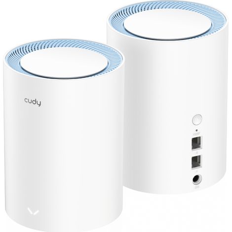 Cudy M1200 2-PACK Mesh-WLAN-System Dual-Band (2,4 GHz/5 GHz) Wi-Fi 5 (802.11ac) Weiß 1 Intern (1/5)