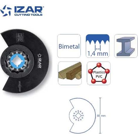 lame segmenté outil-multifonctions Starlock Izar bimétal coupe fine