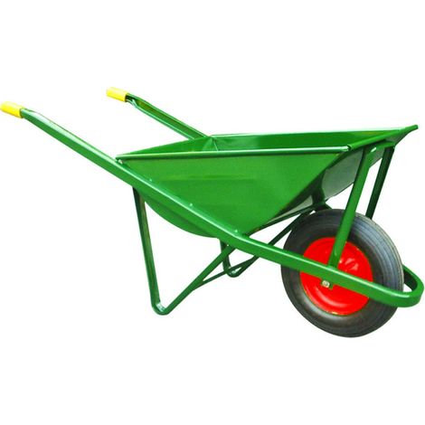 Carriola Per Edilizia Con Vasca Verde Zincata Saldata Lt.70 - vasca verde zincata saldata lt.70 spessore 14/10