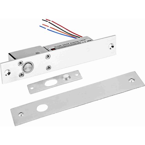 Serrure magnétique électrique à mortaiser en métal pour portes, 10-18 V CC, avec signal magnétique. (1/5)