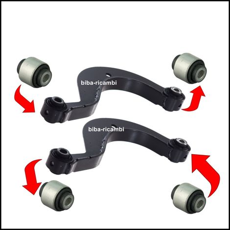 Kit 4 silent block per bracci posteriori vw  volkswagen art342043
