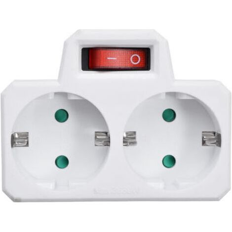 Prise double 440 V 16 A avec interrupteur - Adaptateur secteur standard UE avec interrupteur (1/4)