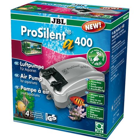 JBL ProSilent a400 - Luftpumpe für Süß- und Meerwasser-Aquarien von 200 - 600 l