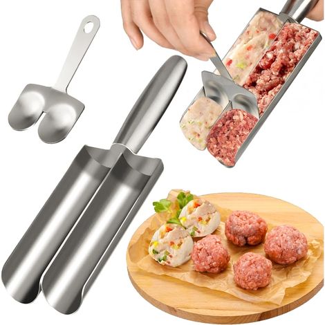 Machine à boulettes de viande 3 en 1 en acier inoxydable, 2 ou 3 (1/2)
