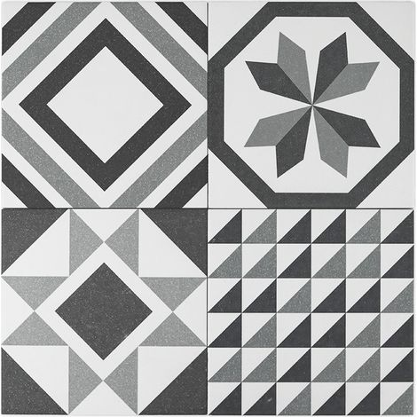 Carrelage Hydraulique London Mix  20x20 cm