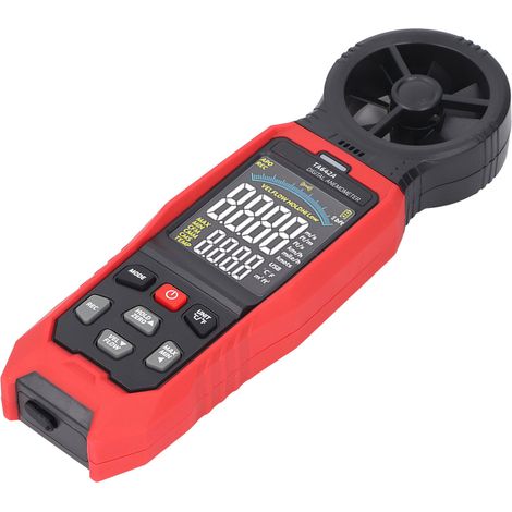 Digital Anemometer Speed Temperature Airflow Measurement High Accuracy 8 Blade Handheld Wind Speed Meter (1/5)