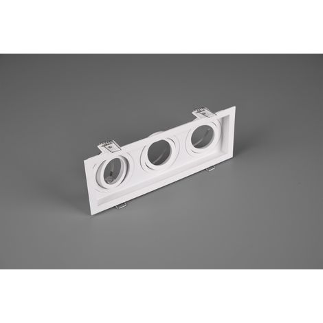 Spot Encastrable Rectangulaire Kenai 3xGU10 Blanc L25 cm Trio Lighting (1/3)