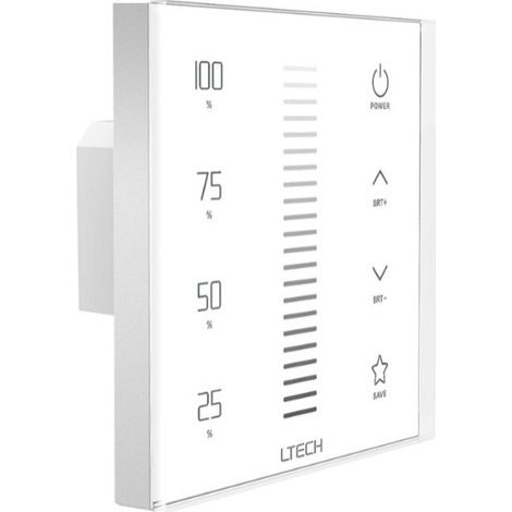 Panneau de gradation sans fil à coupure de phase LTECH E1S-TD