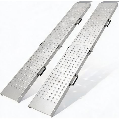 Rampe de chargement pour véhicule en metallo 180 x 25,5 x 6,5 cm (1/5)