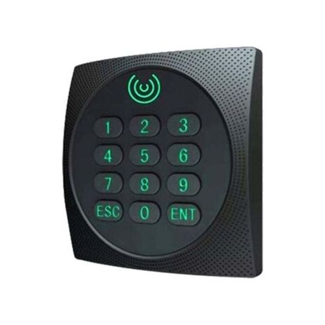 Lecteur RFID Wiegand KR602M 34/26 bits 13,56 MHz Mi pour contrôle d'accès, prend en charge la carte NFC, le mot de passe avec clavier LED