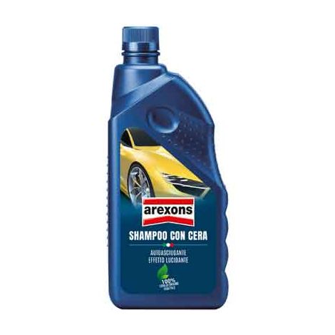 SHAMPOO AUTO CON CERA AUTOASCIUGANTE AREXONS 1 lt - AREXONS (1/4)