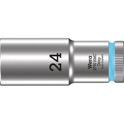 Wera 8790 HMC Deep Steckschlüsseleinsatz mit 1/2"-Antrieb, 24 x 83 mm (1/5)