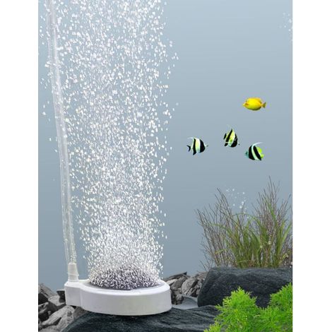 Aquarium Pierre a Air, Diffuseur d'air pour Aquariophilie, pour Silencieux Diffuseur Oxygène,(Pompe à air et Tuyau d'air Non Inclus) (1/5)